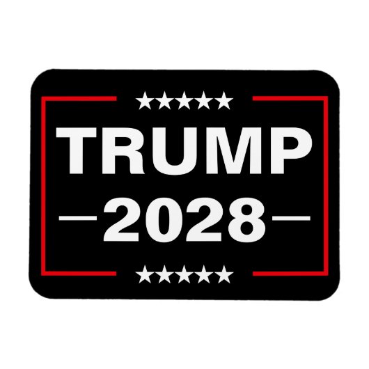 ドナルド・トランプ 2028 大統領 マグネット (横)