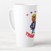 ドナルド・トランプ 2.0 カフェラテマグ (左アングル)