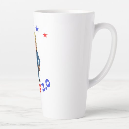 ドナルド・トランプ 2.0 カフェラテマグ (右)