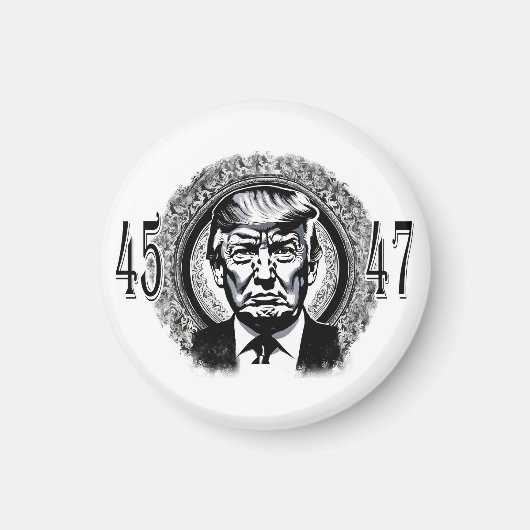 ドナルド トランプ 45/47 マグネット (正面)
