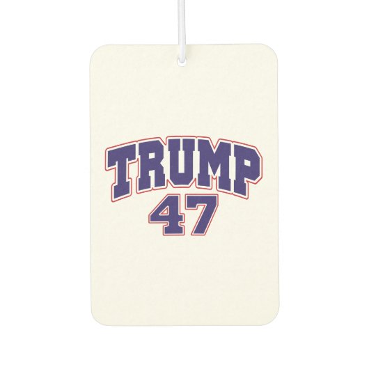 ドナルド・トランプ 47 カーエアーフレッシュナー (正面)