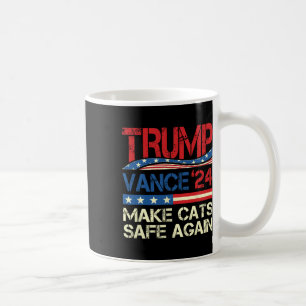 ドナルド・トランプ Make Cats Safe Again 2024 デート 楽しい コーヒーマグカップ