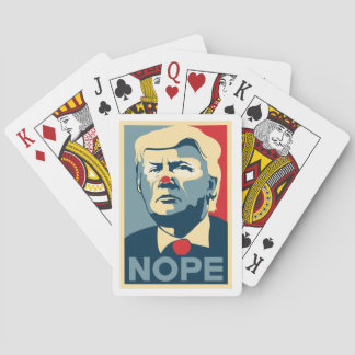 ドナルド・トランプ"NOPE"のデッキのoカード トランプ