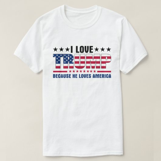 ドナルド・トランプ Tシャツ (デザイン正面)