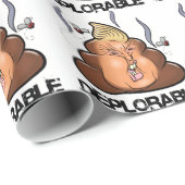 ドナルド・トランプ- Trumpy-PooおもしろいなPoo Emojiアイコン ラッピングペーパー (ロールコーナー)