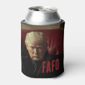 ドナルド・トランプFAFO Fのまわりに大統領と見つける 缶クーラー (缶正面)