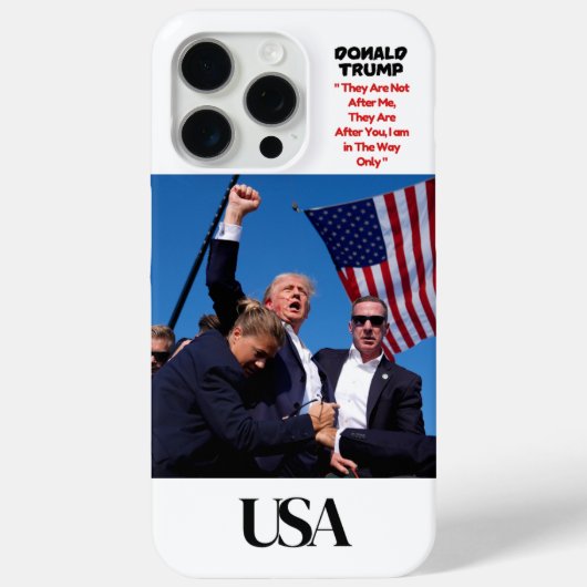 ドナルド・トランプIphoneケース Case-Mate iPhoneケース (裏面)