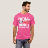 ドナルド・トランプJ D Vance 2024 Tシャツ (正面フル)