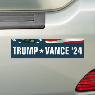ドナルド・トランプJD Vance社長24 バンパーステッカー