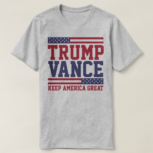 ドナルド・トランプJD Vance 2024アメリカ保ド素晴らし Tシャツ (デザイン正面)