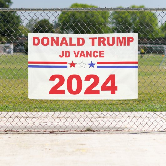 ドナルド・トランプJD Vance 2024 横断幕 (インサイチュ)