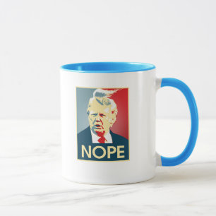 ドナルド・トランプNOPE -- アンチ切札2016年- マグカップ
