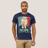 ドナルド・トランプNOPE --アンチ・トランプ2016 - Tシャツ (正面フル)