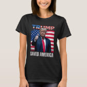 ドナルド・ト救ランプ・アメリカ第47代大統領就任式 Tシャツ (正面)