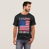 ドナルド・ト救ランプ・アメリカ第47代大統領就任式 Tシャツ (正面フル)