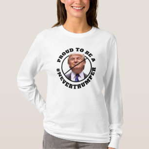 ドナルド·ト誇りを持ったランプは、ネバー·トランパーアンチに Tシャツ