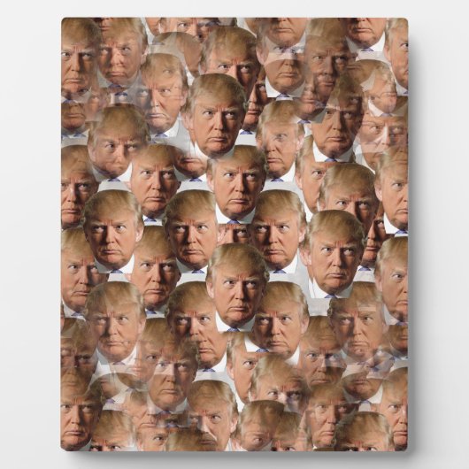 ドナルド・ドランプ フォトプラーク (正面)