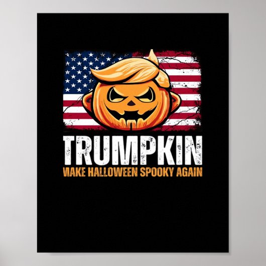 ドナルド・ハロウィン - トランプキンでハロウィンを怖く ポスター (正面)