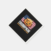 ドナルド・ハロウィーン – トランプキンメイク不気味ハロウィーン スタンダードカクテルナプキン (角)