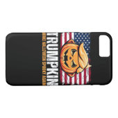 ドナルド・ハロウィーン – トランプキンメイク不気味ハロウィーン Case-Mate iPhoneケース (裏面(横))