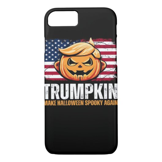ドナルド・ハロウィーン – トランプキンメイク不気味ハロウィーン Case-Mate iPhoneケース (裏面)