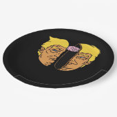 ドナルド・ブレイン・トランプキンのアートワーク ペーパープレート (アングル)