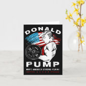 ドナルド・ポンプがアメリカを再び強くする カード (黄色い花)