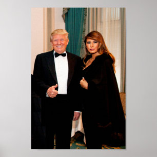 ドナルド&メラニアトランプ ポスター