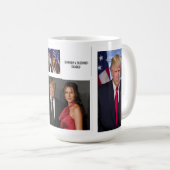 ドナルド&メラニア·トランプ コーヒーマグカップ (正面右)