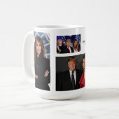 ドナルド&メラニア·トランプ コーヒーマグカップ (正面左)