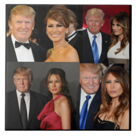 ドナルド&メラニア·トランプ タイル