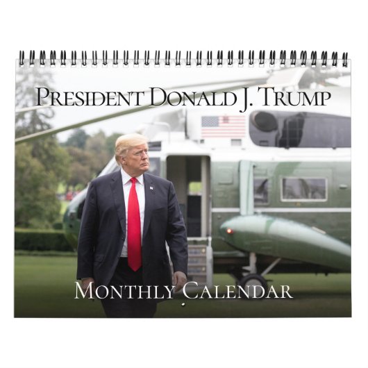 ドナルド・Jトランプ大統領写真2025 カレンダー (カバー)