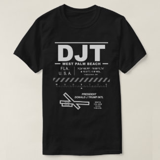 ドナルド・J・トランプ国際空港 DJT Tシャツ