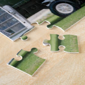 ドナルド・J・トランプ大統領とメラニア・トランプの写真 ジグソーパズル (側面)