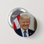 ドナルド・J・トランプ大統領ボタン 缶バッジ (正面&裏面)