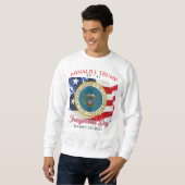 ドナルド・J・トランプ大統領就任式の47日 スウェットシャツ (正面フル)