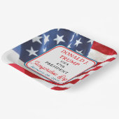 ドナルド・J・トランプ大統領就任式の47日 ペーパープレート (傾斜あり)