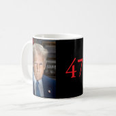 ドナルド・J・トランプ大統領47 コーヒーマグカップ (正面左)