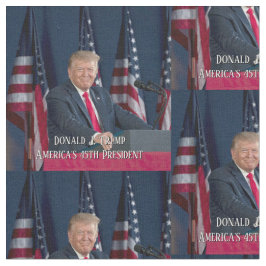 ドナルド・J・トランプ山ラシュモア大統領の演説 ファブリック