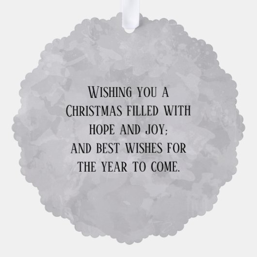 ドナルド・J・トランプ第45代大統領のキープサケ オーナメントカード (裏面)