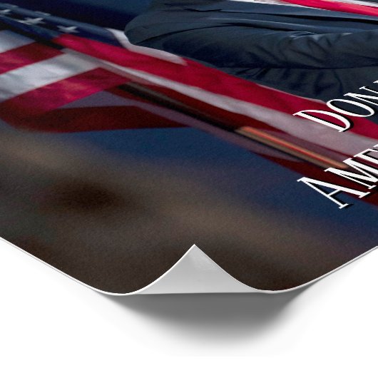 ドナルド・J・トランプ第45代大統領のキープサケ ポスター (角)