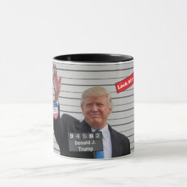 ドナルド・J・トランプ風刺警察銃おもしろい マグカップ