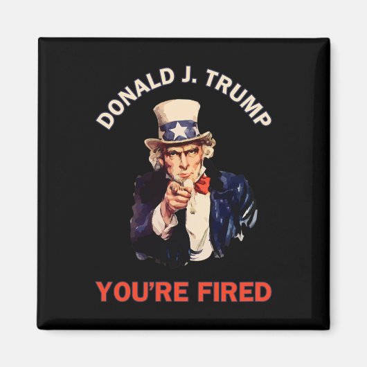 ドナルド・J・トランプ 解雇大統領選挙 マグネット (正面)