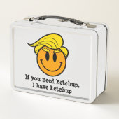 ドナルド·J·ハッピー「私はこの昼食を取った」 メタルランチボックス (裏面)