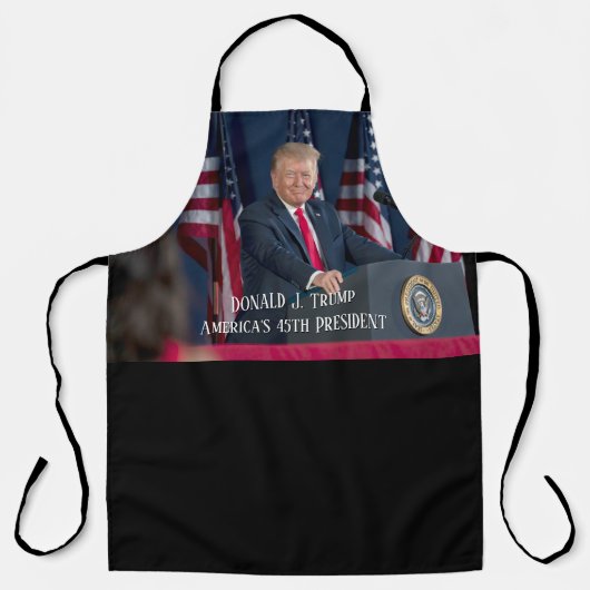 ドナルド・J・第45代トランプ社長の形見 エプロン (正面)