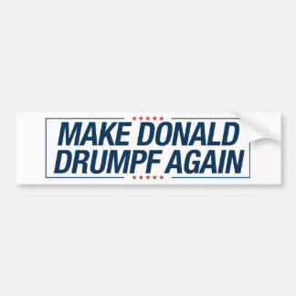 ドナルドDrumpfを再度作って下さい バンパーステッカー