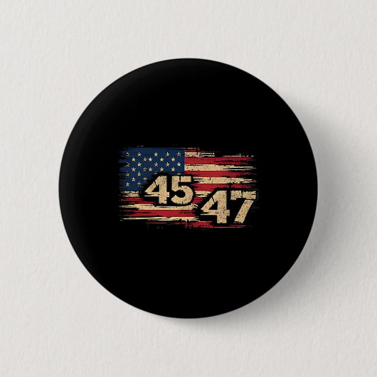 ドナルドJトランプ大統領就任式の日2025 Sav 缶バッジ (正面)