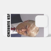 ドナルドJトランプ・マグショット – ロングスルを決して降伏しない iPhoneケース (裏面横)