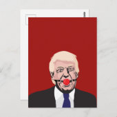 ドナルドJ.トランプと赤いギャグ – DIY ポストカード (正面/裏面)