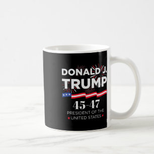 ドナルドJ.トランプ45 47大統領就任日2 コーヒーマグカップ